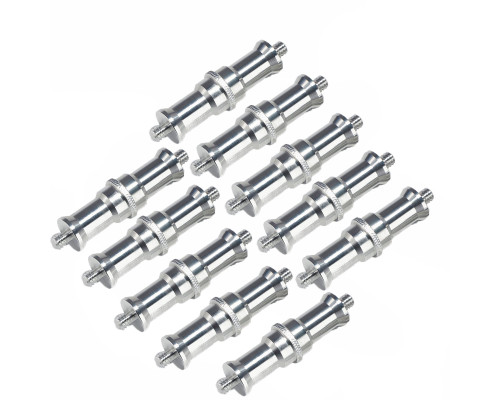 Переходник удлиненный с резьбой (M) 1/4’’ - (M) 1/4’’ для фотоаксессуаров, 10 шт