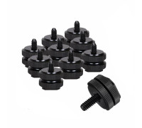 Переходник под крепление холодный башмак с резьбой 1/4'' и двумя гайками, 10 шт