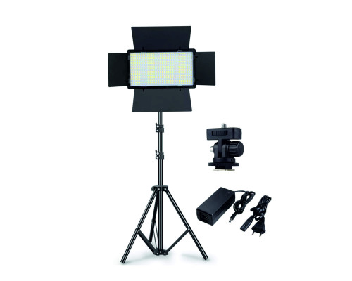 Светодиодная панель U601 со шторками для фотосъемки и штативом