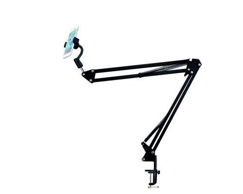 Настольная стойка усиленный пантограф ST-3522 с универсальным держателем телефона Т2 и нагрузкой до 1.6 кг