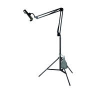 Напольная стойка пантограф JBNB-8357K с крючком для противовеса с гибким держателем для телефона или планшета шириной до 25 см