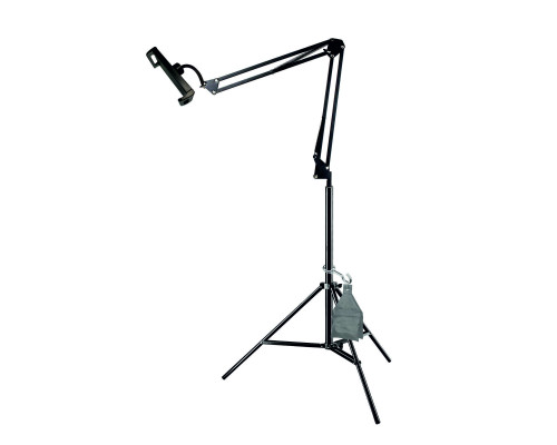 Напольная стойка пантограф JBNB-8357K с крючком для противовеса с гибким держателем для телефона или планшета шириной до 25 см