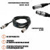 Кабель для микрофона XLR (M) - XLR (F), 1.5 м