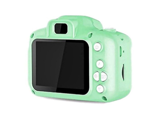 Детский фотоаппарат X2 цифровой зеленый (прорезиненное покрытие)