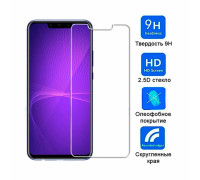 Защитное стекло для Huawei Nova 3, вид - 2.5D с салфеткой и стикером, в комплекте 2 стекла