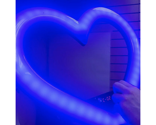 Кольцевая лампа RGB в виде сердца с держателем телефона, размер лампы 49 см