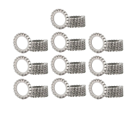 Шайба зубчатая М8 оцинкованная стопорная, 100 шт