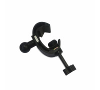 Зажим на круглое основание, струбцинный, с шаровым креплением