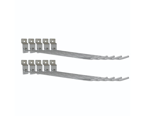 Крючок для торговой панели, нержавеющая сталь 20 см, диаметр 3 мм, 10 шт