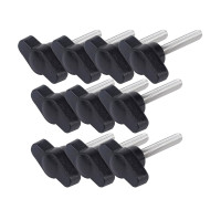 Крепежный винт барашек с резьбой М5, длиной резьбы 40 мм(M5x40), 10 шт