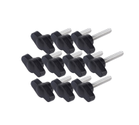 Крепежный винт барашек с резьбой М4, длиной резьбы 20 мм(M4x20), 10 шт