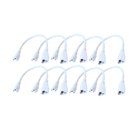 Соединительный провод, кабель для линейных фитоламп, разъем C5 (3 pin), 30.5 см, 10 шт