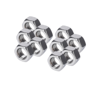 Гайка шестигранная, резьба 1/4, 10 шт