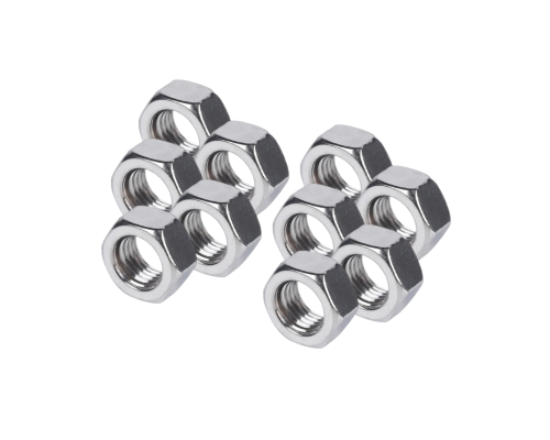 Гайка шестигранная, резьба 1/4, 10 шт