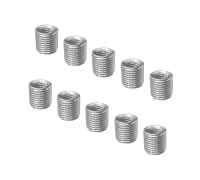 Резьбовая гайка переходник с внешней резьбой М10 и внутренней резьбой М6, высота 10 мм, 10 шт