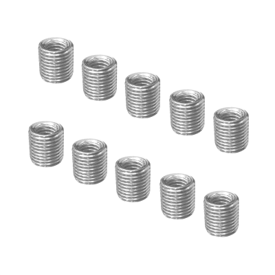 Резьбовая гайка переходник с внешней резьбой М10 и внутренней резьбой М6, высота 10 мм, 10 шт