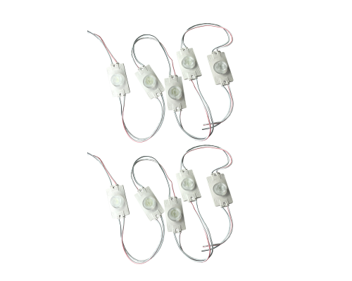 Светодиодный модуль, 12V 7000К 2Вт IP65, 10 шт