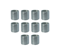 Резьбовая гайка переходник с внешней резьбой М12 и внутренней резьбой М10, высота 12 мм, 10 шт