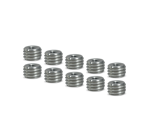 Металлический переходник для нивелиров с внутренней резьбой 1/4'' и внешней резьбой 5/8'', 10 шт