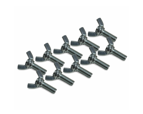 Винт барашек М8х20 оцинкованный, 10 шт