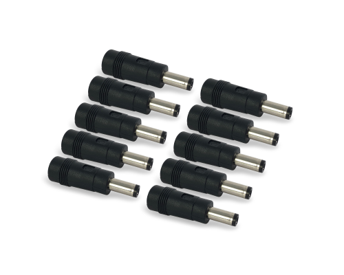 Переходник DC гнездо 5.5/2.1 мм (мама) - штекер 5.5/2.5 мм (папа), 10 шт