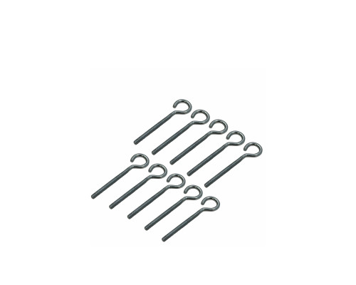 Винт полукольцо с метрической резьбой М6*60, 10 шт