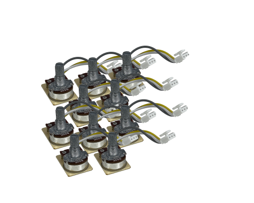 Диммер для регулировки яркости и температуры для кольцевой лампы, 10 шт