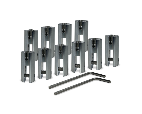 Зажимы для информационных табличек толщиной 5 мм, 10 шт