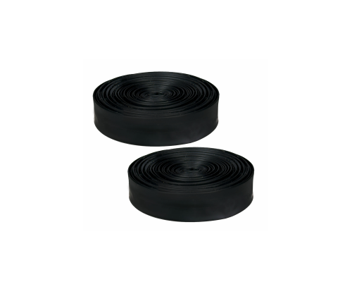 Термоусадочная трубка 8/4 мм черная, 2 отрезка по 5 метров