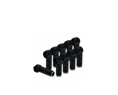 Переходник автоантенный, гнездо «Азия» (мама) - штекер «Европа» (папа), угловой, 10 шт