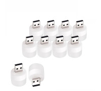 Портативная лампа светильник с питанием USB, холодный свет, 10 шт