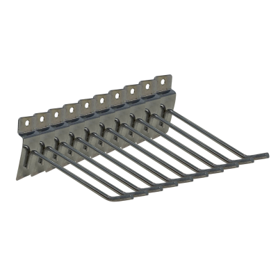 Крючок для торговой панели, нержавеющая сталь 10 см, диаметр 4 мм, 10 шт