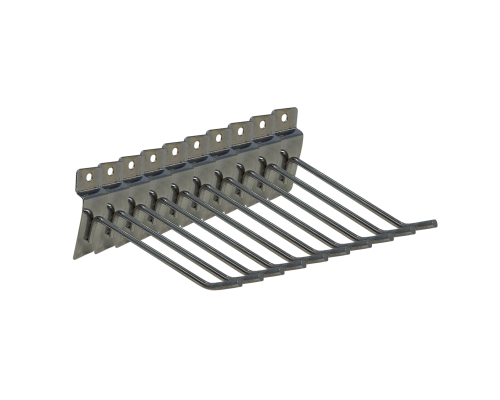 Крючок для торговой панели, нержавеющая сталь 10 см, диаметр 4 мм, 10 шт