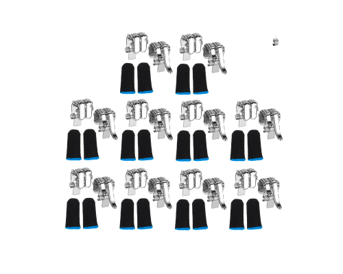 Триггеры L1R1 W6 для игры в PUBG и сенсорные напальчники, по 10 пар