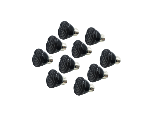 Нагревательная керамическая лампа для террариума, маленькая, 75 Вт, 10 шт