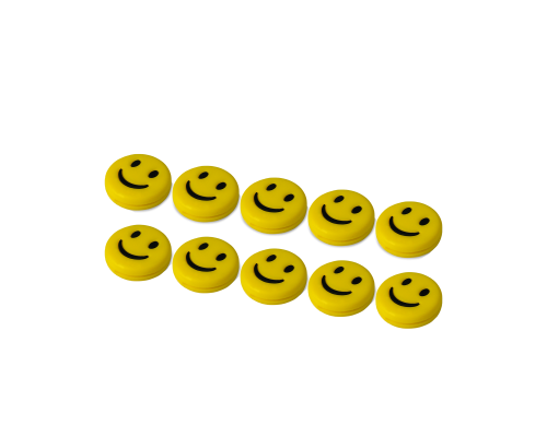 Виброгаситель для теннисной ракетки, смайлик, цвет желтый, 10 шт