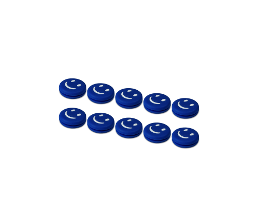 Виброгаситель для теннисной ракетки, смайлик, цвет темно-синий, 10 шт