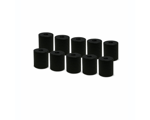 Переходник с внутренней резьбой М5(F)-М10(F), черный, 10 шт
