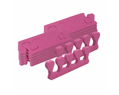 Разделители пальцев для педикюра, толщина 7,5 мм, материал EVA, 10 пар