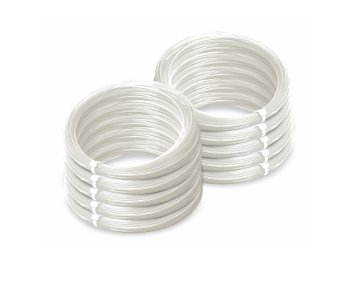 Струны для теннисной ракетки, нейлон, длина 12 м, толщина 1,35 мм, цвет белый, 10 шт