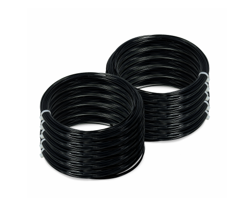 Струны для теннисной ракетки, нейлон, длина 12 м, толщина 1,35 мм, цвет черный, 10 шт