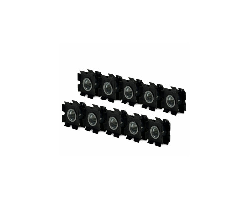 Резьбовое соединение для профильной трубы, M6*15*15, 10 шт