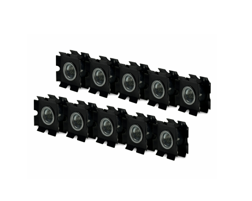 Резьбовое соединение для профильной трубы, M6*30*30, 10 шт