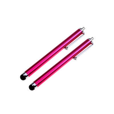 Универсальный стилус для рисования, для телефона, смартфона, планшета, темно-розовый, в комплекте 2 шт.