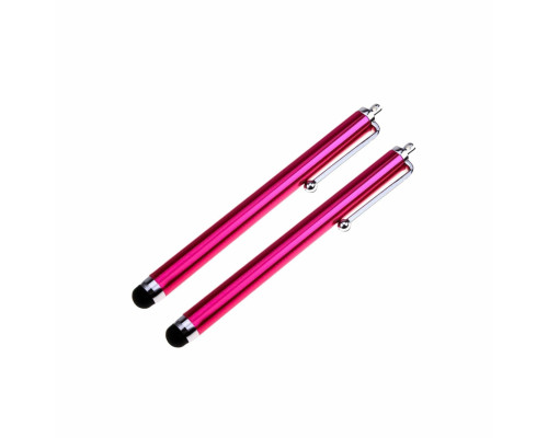 Универсальный стилус для рисования, для телефона, смартфона, планшета, темно-розовый, в комплекте 2 шт.