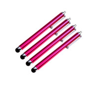 Универсальный стилус для рисования, для телефона, смартфона, планшета, темно-розовый, в комплекте 4 шт.