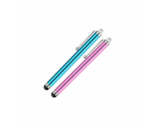 Универсальный стилус для рисования, для телефона, смартфона, планшета, голубой, светло-розовый,в комплекте 2 шт.