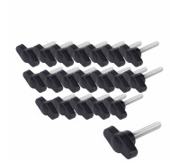 Крепежный винт барашек с резьбой М5, длиной резьбы 20 мм(M5x20), 20 шт