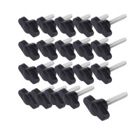 Крепежный винт барашек с резьбой М5, длиной резьбы 40 мм(M5x40), 20 шт