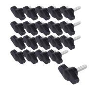 Крепежный винт барашек с резьбой М4, длиной резьбы 10 мм(M4x10), 20 шт